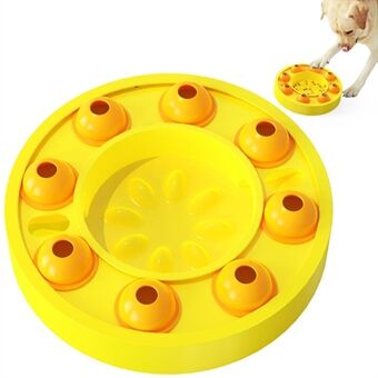 MLP-01 Katt Hund PP Slow Feeder Bowl Skivspelare Leksak Förhindrar Choke Pet Feeder Bowl (BPA-fri, med FDA-certifikat)