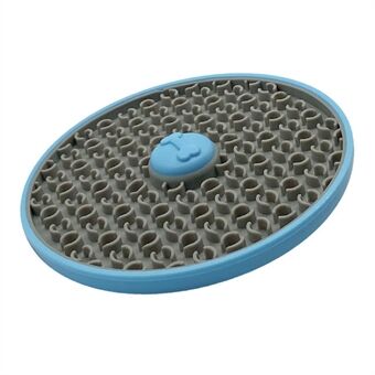 Hund Kattfoder Slickmatta PP+TPR Pet Anti Choking Slow Feeder Food Pad (ingen FDA-certifiering, BPA-fri)