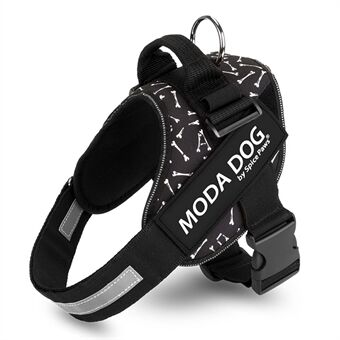 MODA DOG H047 Storlek XS, Medium / Large Dog Sele Anti-Rush Easy Control Pet Vest - Peace Guard