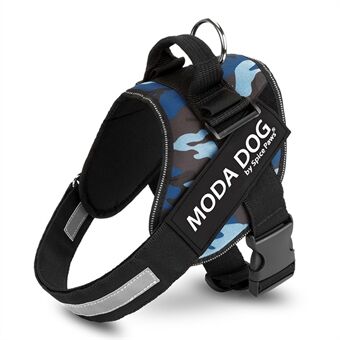 MODA DOG H047 Storlek XL, No Pull Anti-Rush Sele Bekväm Medium / Large Dog Easy Control Walking Pet Vest - Peace Guard