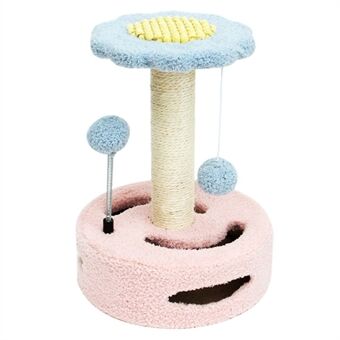 Cat Tree Cat Tower Pet Play Stand med dinglande boll för kattungar Vuxna katter