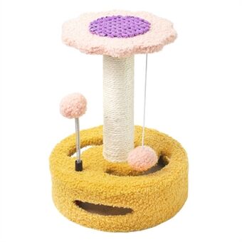 Cat Tree Cat Tower Pet Play Stand med dinglande boll för kattungar Vuxna katter