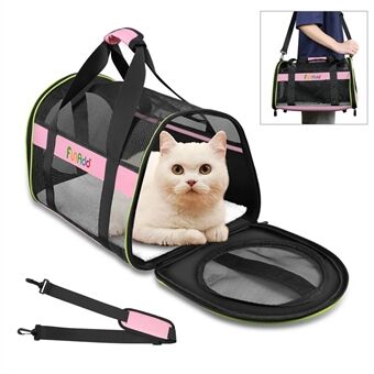 FUNADD FA1001 Andningsbar Husdjur Bärbar Väska Utgående Hund Katt Crossbody Tote Väska