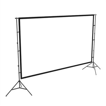 100-tums Outdoor Foto Video Studio Justerbar Milk Silk Vit Bakgrund Bakgrund Stödsystem Stativ Stand 220x125CM