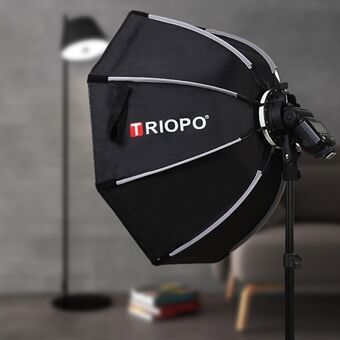 TRIOPO KX65 Hot Shoe Vikbar Flash Softbox Spotlighting tyg Fotospridare Soft Light Box