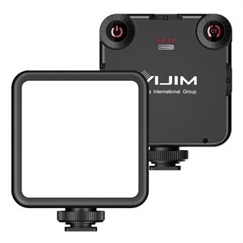 VIJIM VL81 Tre-kall Hot Shoe LED-videofyllningsljus 6,5W Dubbelfärgstemperatur Minivideolampa Fotografibelysning