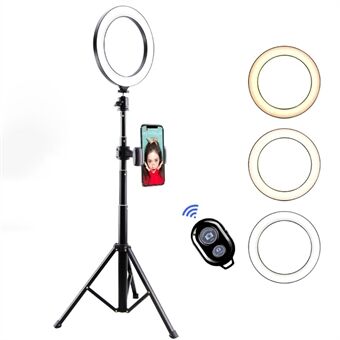 LATZZ T9 Ring Photography Fill Light Set [Ring + Stand+ telefonfäste + Bluetooth-fjärrkontroll]