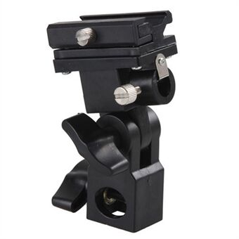 B Typ Swivel Flash Hot Shoe Paraply Holder Light Bracket Stand Mount Adapter för Studio Light