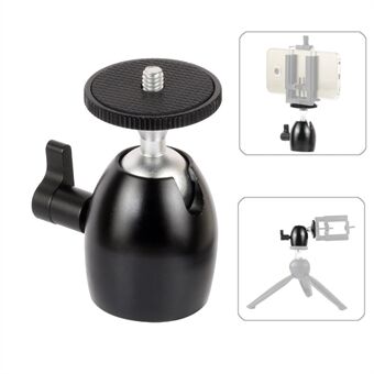 Q39 DSLR-kamera 360 graders vridbart Head 1/4" skruv Monopod Light Stand Mount Adapter