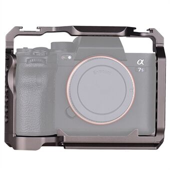 POYINCO JN-013 för Sony A7S3 kamera Aluminiumlegeringsbur Ramfodral Fotograferingstillbehör