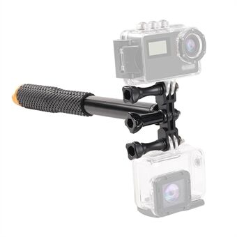 K6 LED Fill Light Dual Head Adapter för Xiaoyi, GoPro Hero 4 Action Camera PC Mount Holder