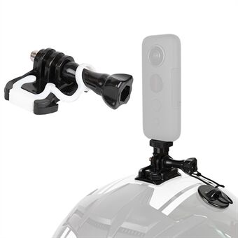 Hjälmfästesmonteringssats för Insta360, actionkamera i aluminiumlegering Motorcykelmonteringssats