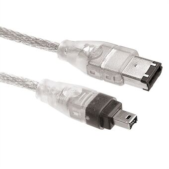 CA-047 1,2m 1394 6-stift till Firewire 400 IEEE 1394 4-stift hane iLink Adapter Kabel Omvandlar sladd för kamera videokamera