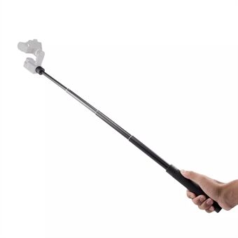 Universal förlängningsstav i aluminiumlegering, handhållen stång, justerbar Selfie Stick för 3-axlig kardanstabilisator förlängd pinne med 1/4” adapter