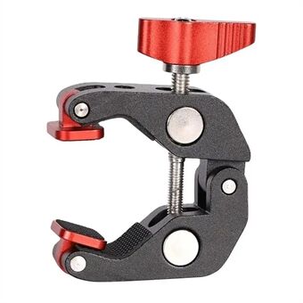 J027 Super Clamp Krabbatång Clip Camera Magic Arm Clamp Skrivbordsfäste för DSLR Rig Rods Kameror Paraplyer