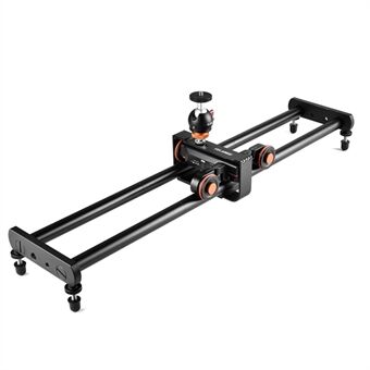 YELANGU L4X-60ET 3-växlad Elektrisk Dolly Bilkamera Slider Track Dolly med 60 cm skjutskena och spårspänne