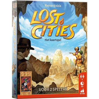 Kortspel Lost Cities 12,3 cm kartong 61 delar